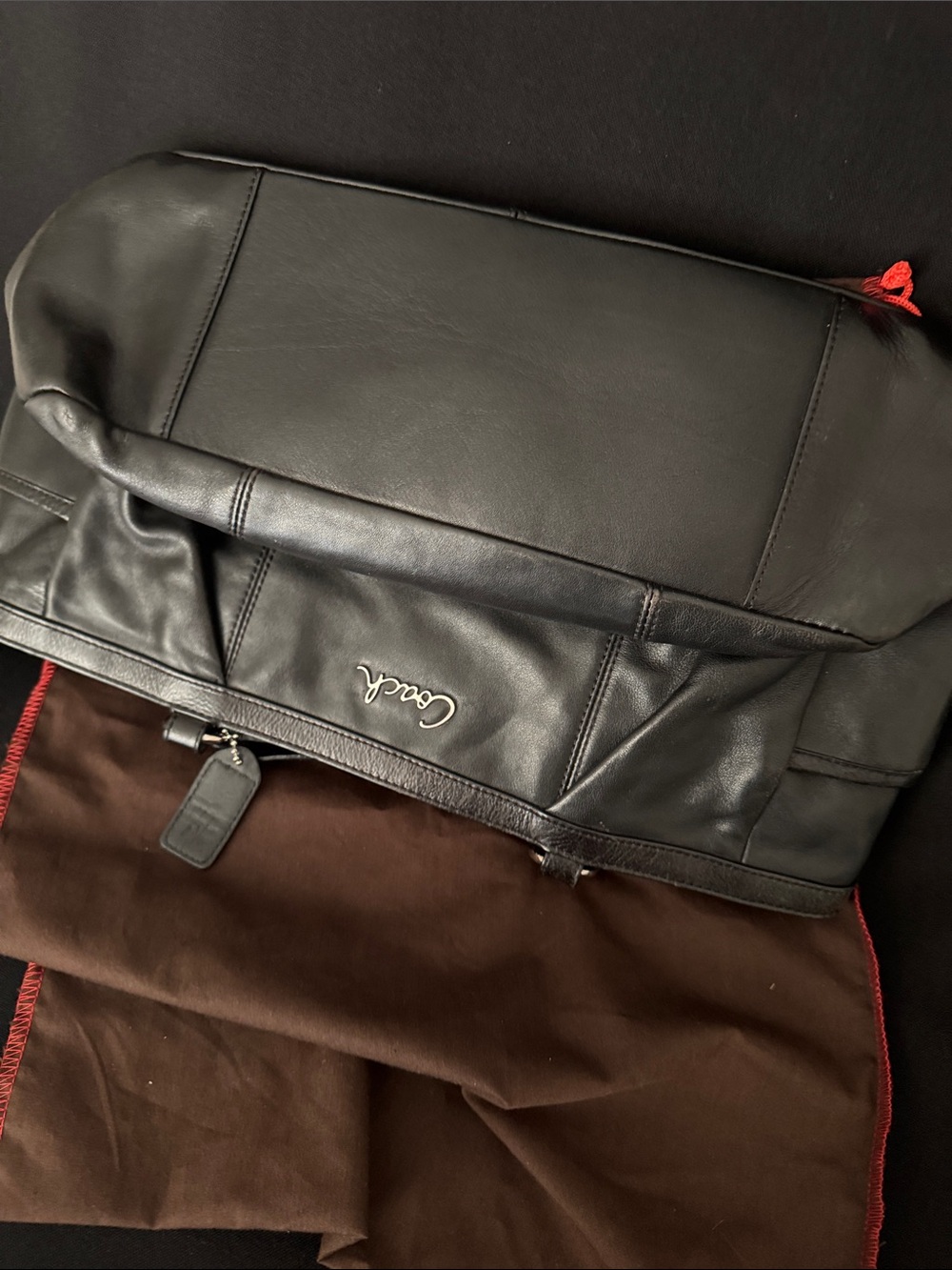 COACH East West Leather Shoulder Bag - Picture 6 of 11